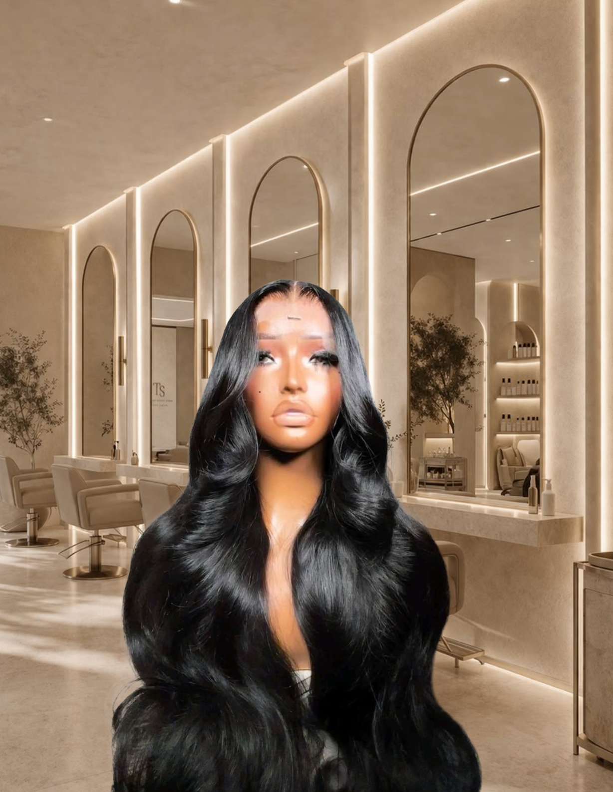 Black 13x6 Lace | Body Wave |HD Transparent Lace | 200% Density | Pre-Styled