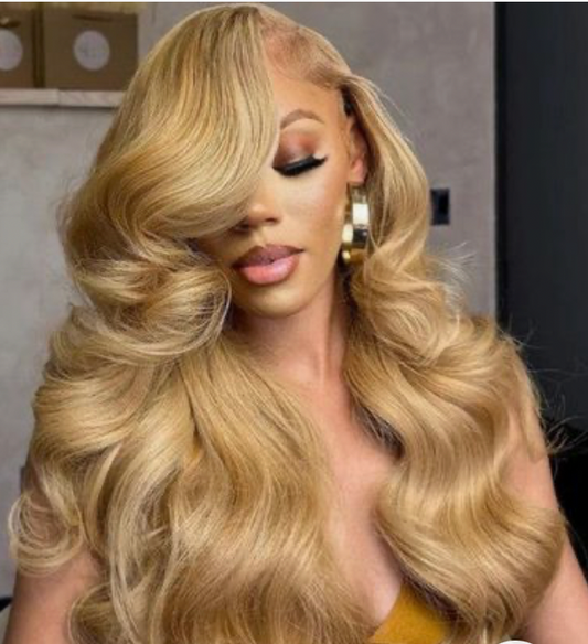 Honey Blonde 13x6 Custom Color Autumn Wig | Body Wave