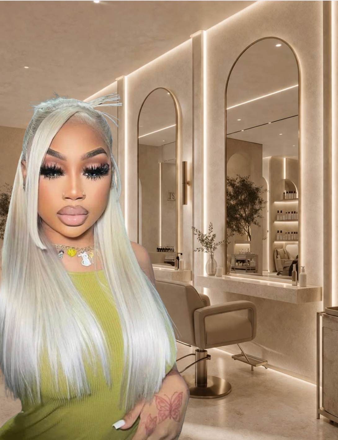Miss Frost – Icy Blonde Wig