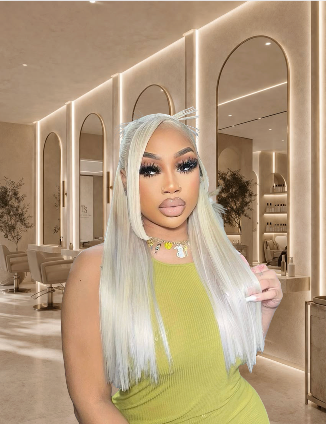 Miss Frost – Icy Blonde Wig