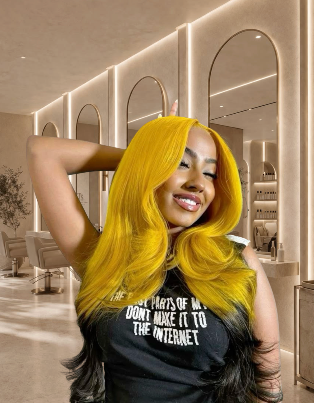 Miss Honey Noir – 13x6 Custom Color Ombré Wig | 200% Density