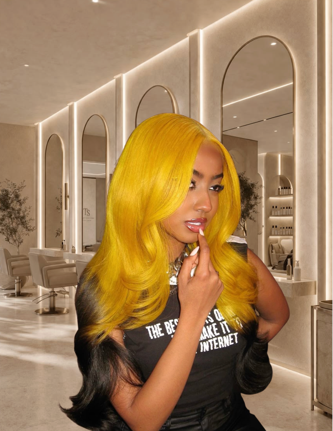 Miss Honey Noir – 13x6 Custom Color Ombré Wig | 200% Density